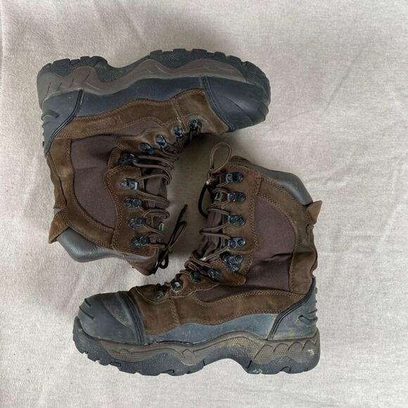 Rocky Mens Thinsulate 1000 Gram Winter Boots Size 6 Leather Waterproof Work Snow - Picture 5 of 9